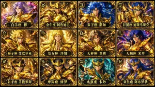 十二黄金圣斗士卡牌合集